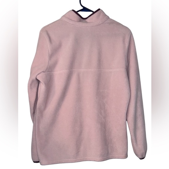 Columbia Jacket Womens Black Button Up Mock Neck Soft Fleece Outdoor - Picture 2 of 3